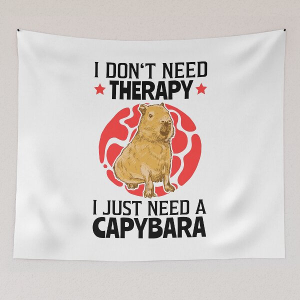 Item preview, Capybara My Therapy South America Capybara designed and sold by madgrfx.