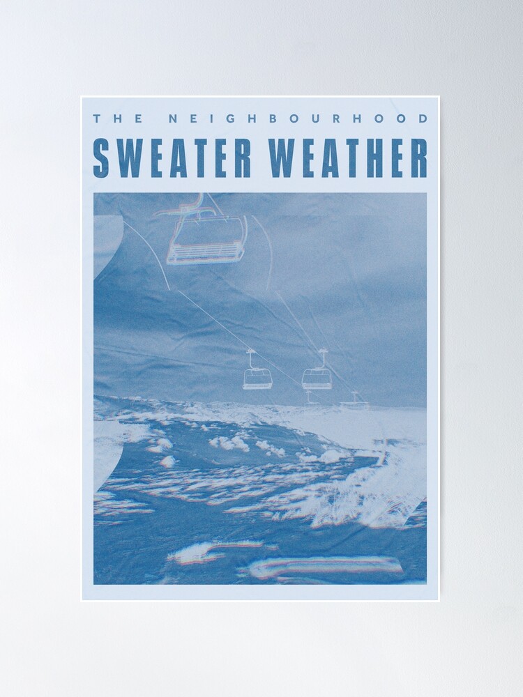 sweater weather  Minimalist music, Music poster, Music poster design