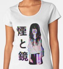 MIRRORS Sad Japanese Aesthetic Women's Premium T-Shirt