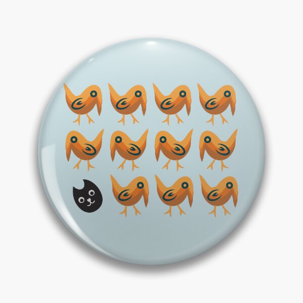 Item preview, Clay birds and black cat designed and sold by Latoblooms.