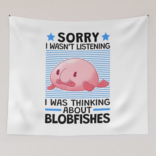 Item preview, Thought of blobfish ugly fish meme designed and sold by madgrfx.