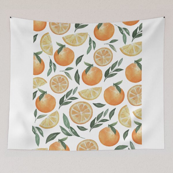 Item preview, Half Oranges Slices Pattern designed and sold by JustBeCoooool.