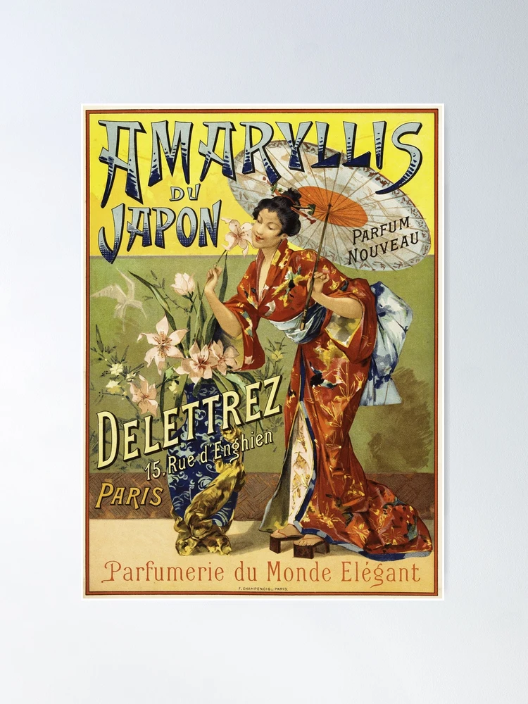 AMARYLLIS DU JAPON Parfum Nouveau 1895 Vintage French