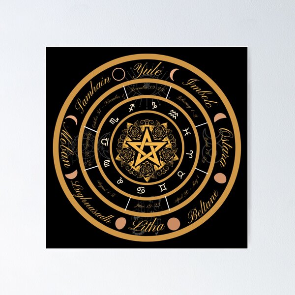 Item preview, Wheel of the year designed and sold by MysticalSister.