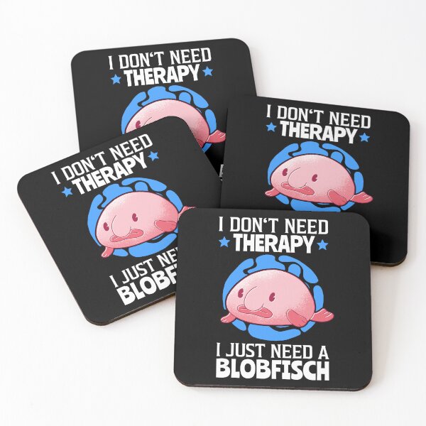 Item preview, Blobfish are my therapy fish meme designed and sold by madgrfx.