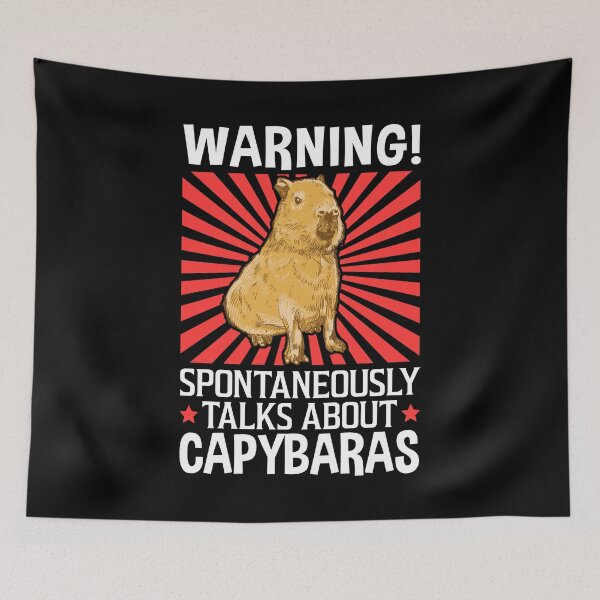 Item preview, Talk spontaneously about capybaras capybara designed and sold by madgrfx.