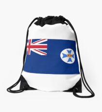 Queensland Flag, Australia Drawstring Bag