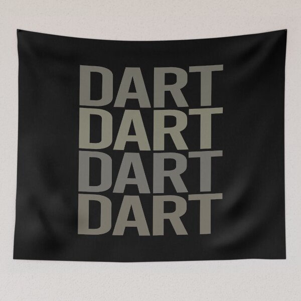 Item preview, Gray Text Art Darts designed and sold by StoreCalamity.