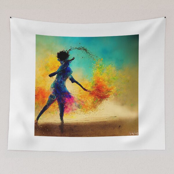 Item preview, Dancing Girl painting  designed and sold by Goodiestags.