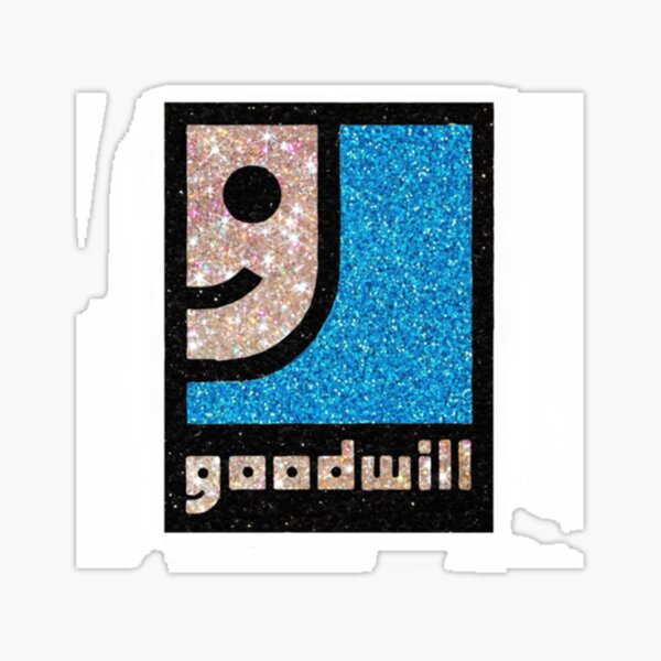 "Glitter Goodwill Logo Classic " Sticker for Sale by KodyHyatt Redbubble