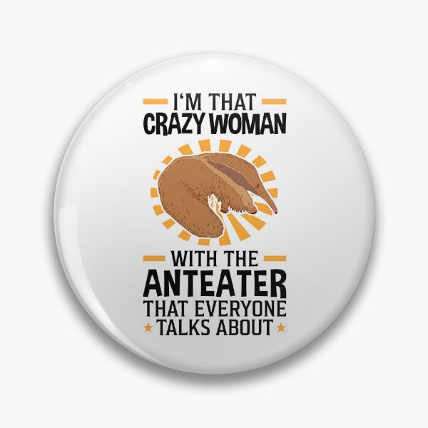 Item preview, Crazy woman with anteater South America designed and sold by madgrfx.
