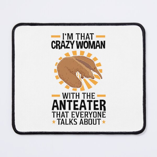 Item preview, Crazy woman with anteater South America designed and sold by madgrfx.