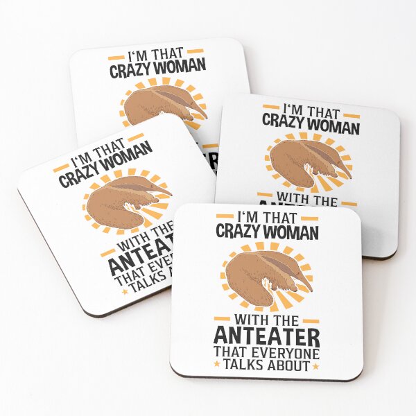 Item preview, Crazy woman with anteater South America designed and sold by madgrfx.