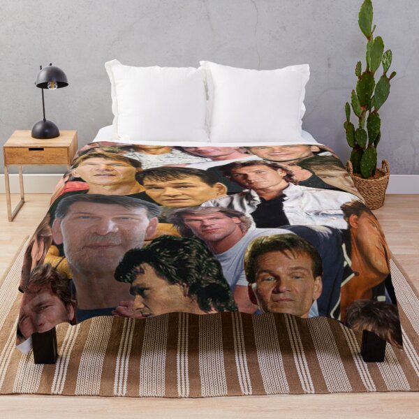 Vista previa del artículo con la obra «collage de fotos de patrick swayze», diseñado y vendido por T-shirtakStore.