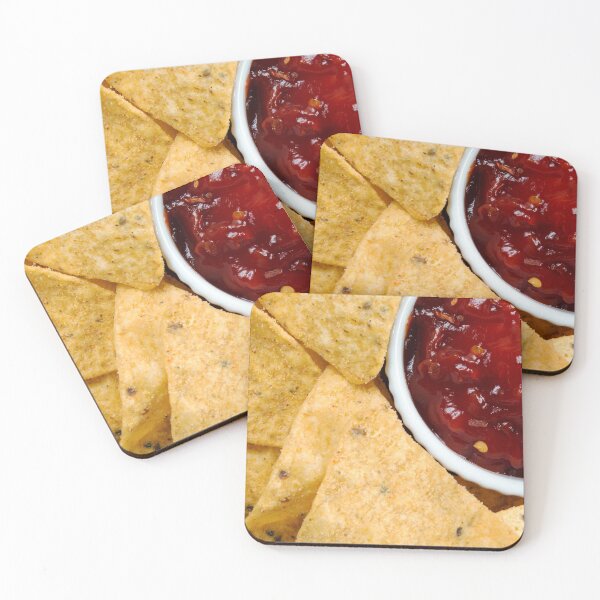 Item preview, Nachos and Chilli Dip Close Up Overhead designed and sold by MarkUK97.