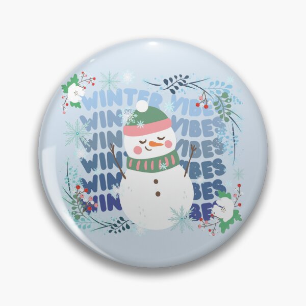 Item preview, Winter Vibes Cute Snowman Design For Winter Cold Lovers designed and sold by TrulyEpoque.