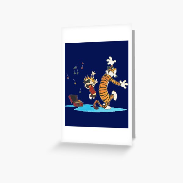Item preview, Calvin And Hobbes Dancing   designed and sold by ALLISONBOUTIQUE.