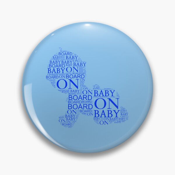 Item preview, Baby on Board - Blue designed and sold by SHOESLI.