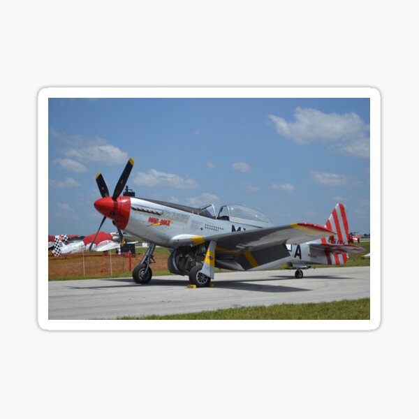 North American F-51D Mustang. Sticker