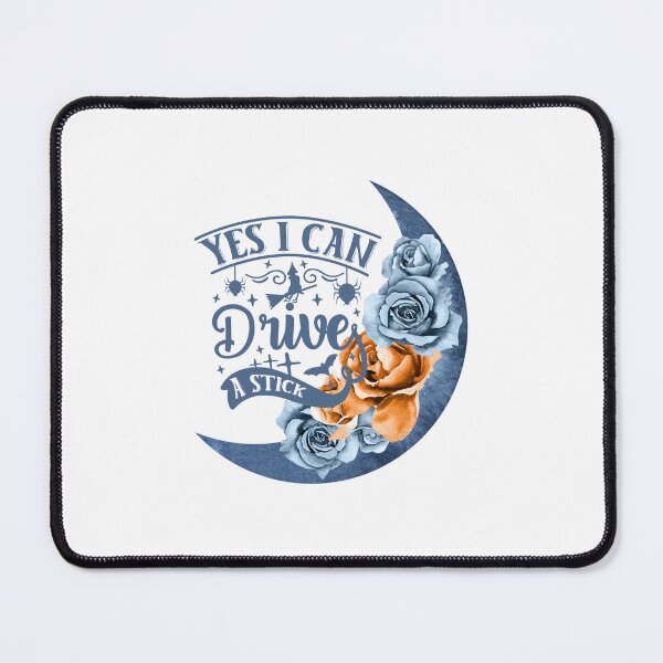 Item preview, Yes I can drive a stick - New Moon Halloween floral designed and sold by RandomDel.