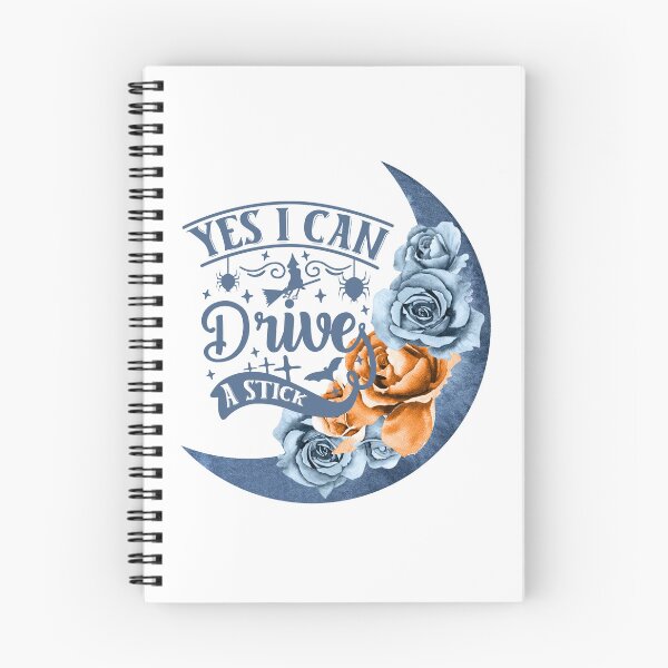 Item preview, Yes I can drive a stick - New Moon Halloween floral designed and sold by RandomDel.