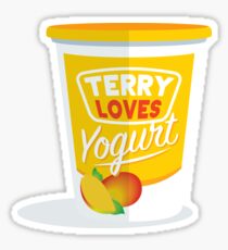 Terry LOVES Yogurt Sticker