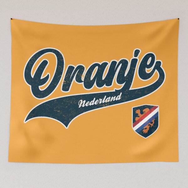Item preview, Oranje Supporter Shirt (baseball style) designed and sold by Numero14.
