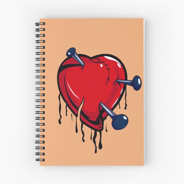 Item preview, heart pierced by nails designed and sold by si3iy.
