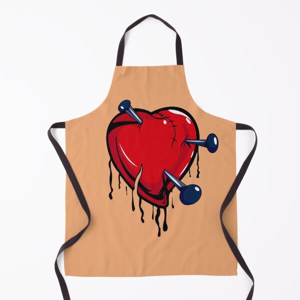 Item preview, heart pierced by nails designed and sold by si3iy.