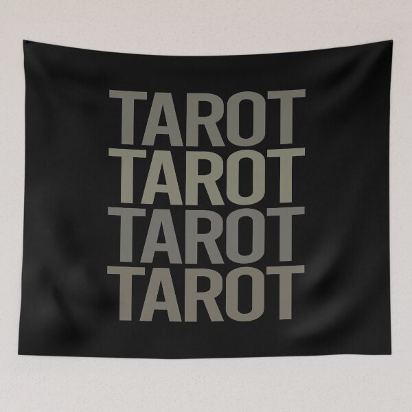 Artikelvorschau, Graues Text-Kunst-Tarot entworfen und verkauft von StoreCalamity.