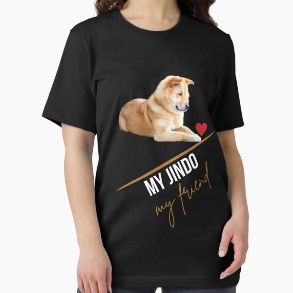 My Jindo, my friend | Korean Jindo pet dog products Essential T-Shirt