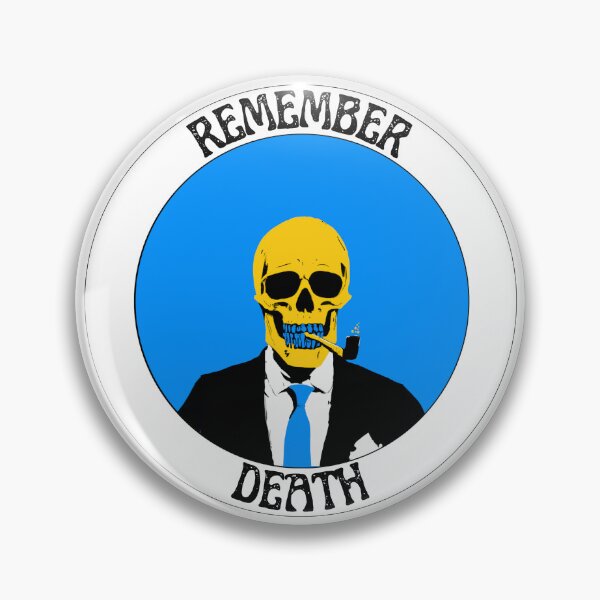 Item preview, Remember Death Pop Art Skull designed and sold by PVSKI.