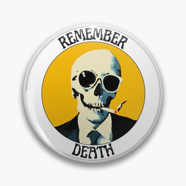 Item preview, Remember Death Pop Art Skull designed and sold by PVSKI.