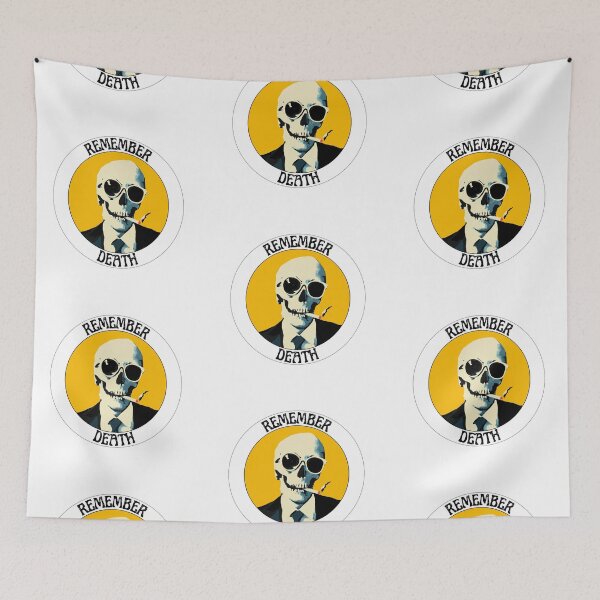 Item preview, Remember Death Pop Art Skull designed and sold by PVSKI.