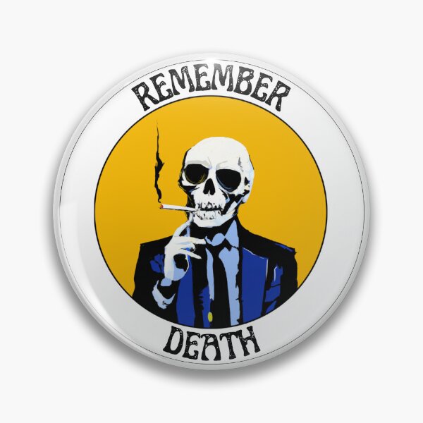 Item preview, Remember Death Pop Art Skull designed and sold by PVSKI.