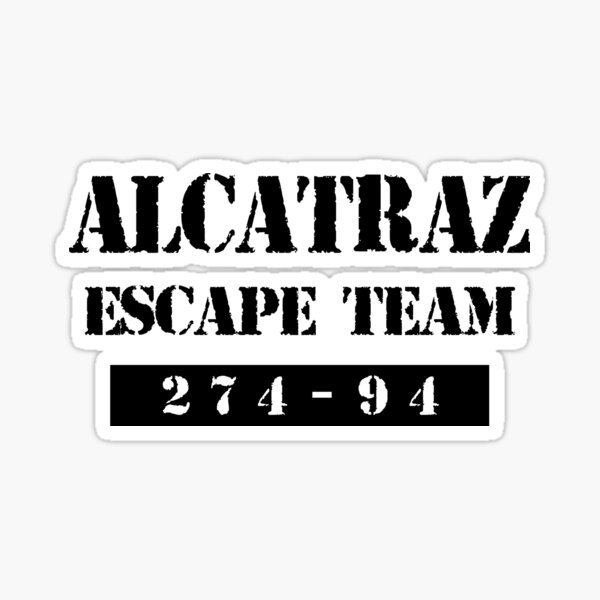 Item preview, Alcatraz Escape Team designed and sold by David Speed Design.