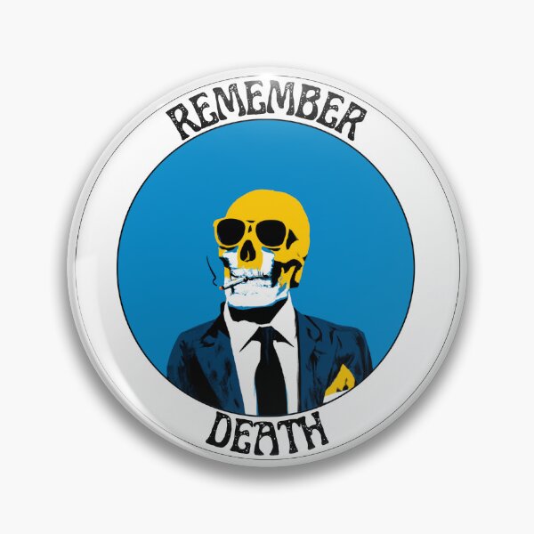 Item preview, Remember Death Pop Art Skull designed and sold by PVSKI.