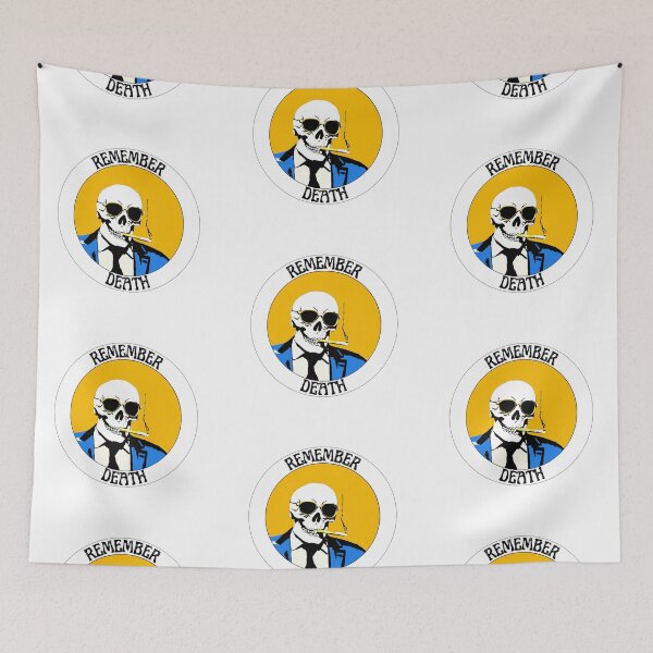 Item preview, Remember Death Pop Art Skull designed and sold by PVSKI.