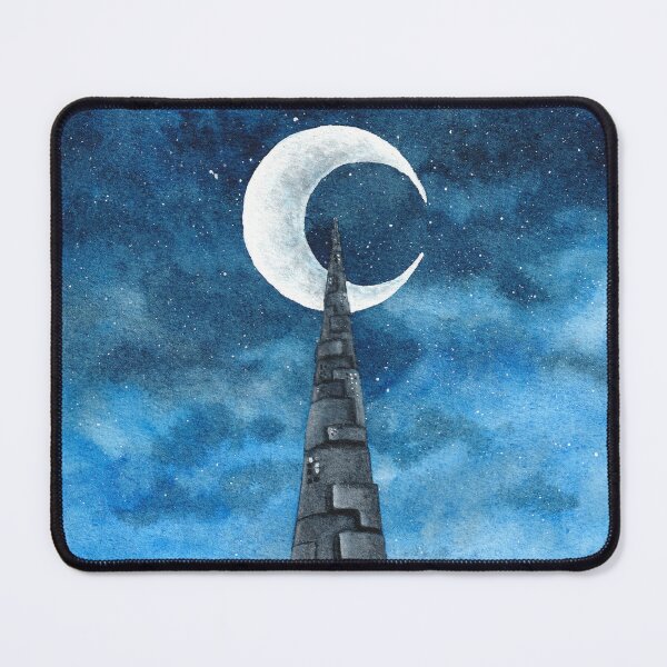 Item preview, sci-fi tower with night sky  designed and sold by J sora.