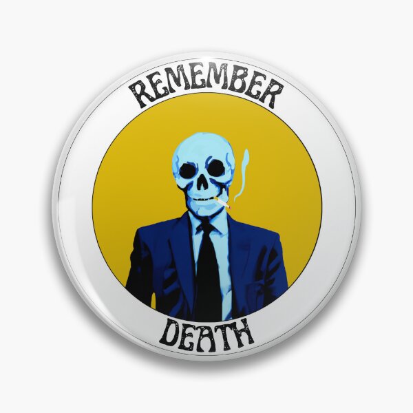 Item preview, Remember Death Pop Art Skull designed and sold by PVSKI.
