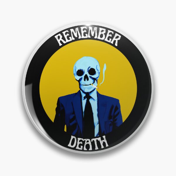 Item preview, Remember Death Pop Art Skull designed and sold by PVSKI.