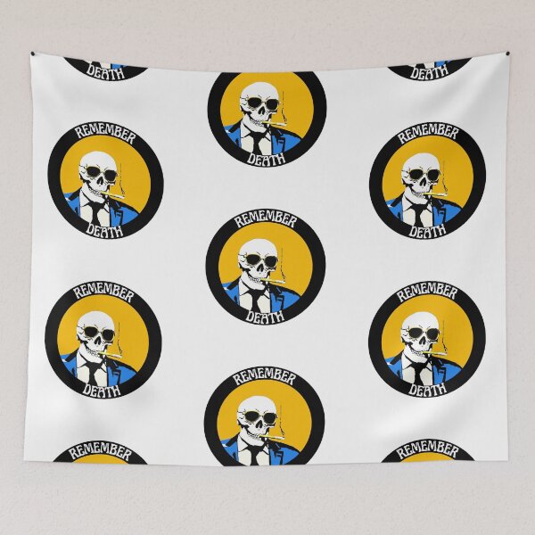 Item preview, Remember Death Pop Art Skull designed and sold by PVSKI.