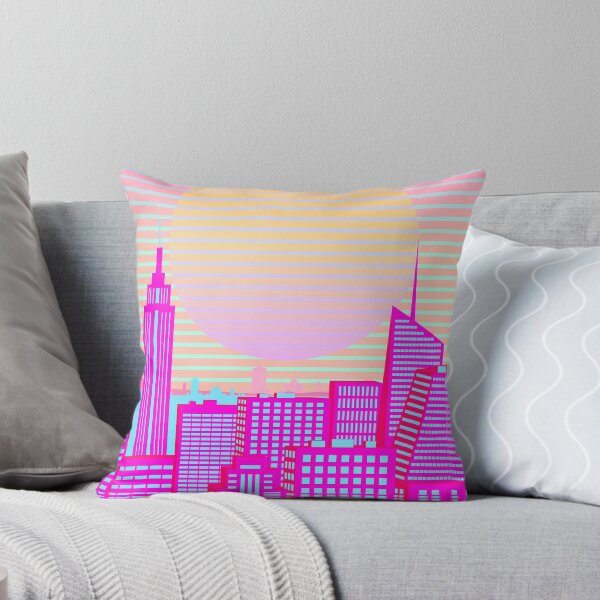 Item preview, Hello New York Pink Skies designed and sold by SilverPegasus.