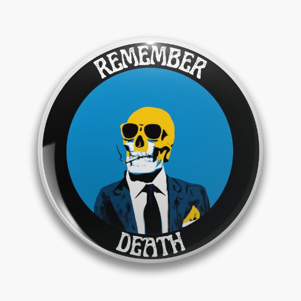 Item preview, Remember Death Pop Art Skull designed and sold by PVSKI.