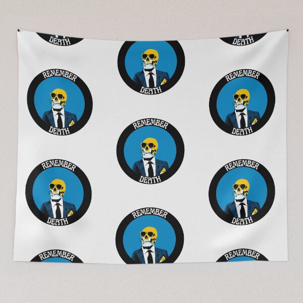 Item preview, Remember Death Pop Art Skull designed and sold by PVSKI.
