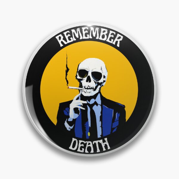Item preview, Remember Death Pop Art Skull designed and sold by PVSKI.