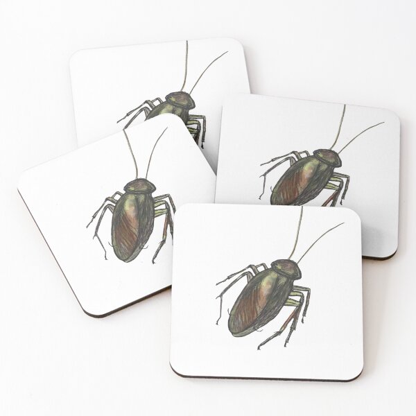 Item preview, Cockroach in Ink and Watercolor designed and sold by Rachel Kenaston.
