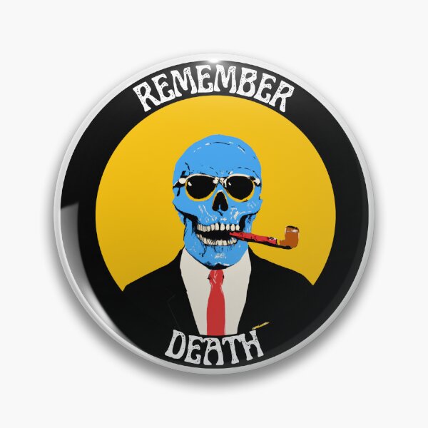 Item preview, Remember Death Pop Art Skull designed and sold by PVSKI.