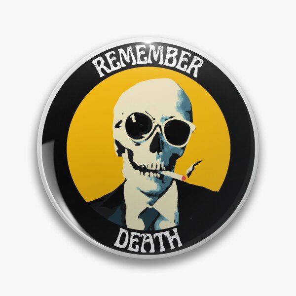 Item preview, Remember Death Pop Art Skull designed and sold by PVSKI.
