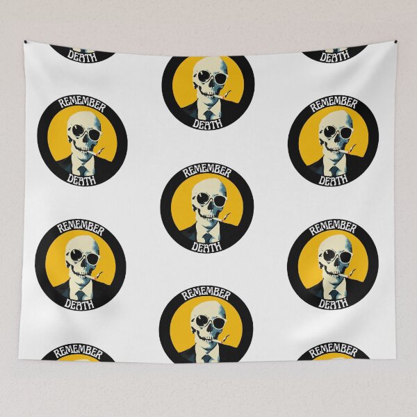 Item preview, Remember Death Pop Art Skull designed and sold by PVSKI.
